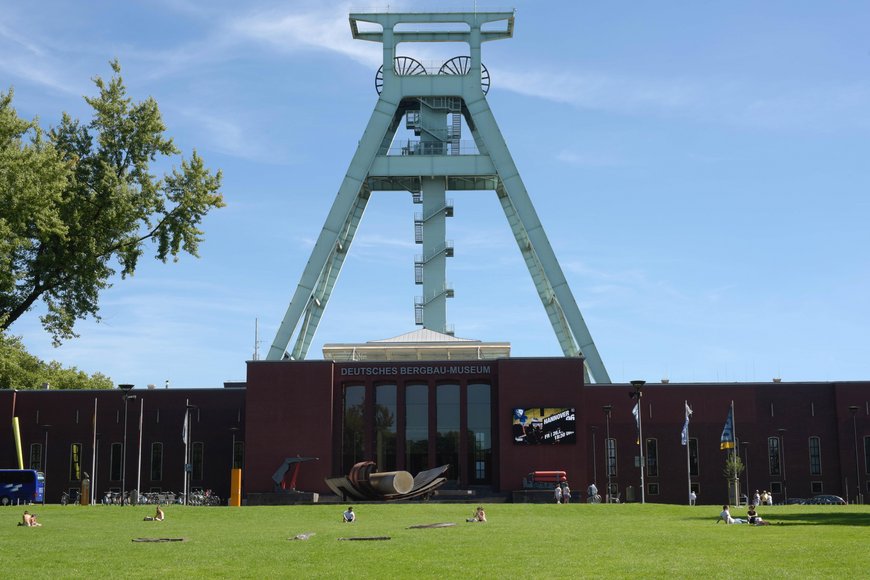 fronale Ansicht des Deutschen Bergbau-Museums Bochum