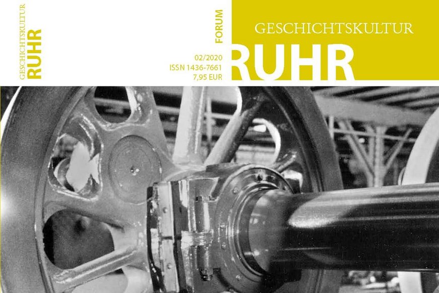Cover Zeitschrift Forum Geschichtskultur Ruhr Ausschnitt des Covers mit Titel und schwarz-weiß-Foto